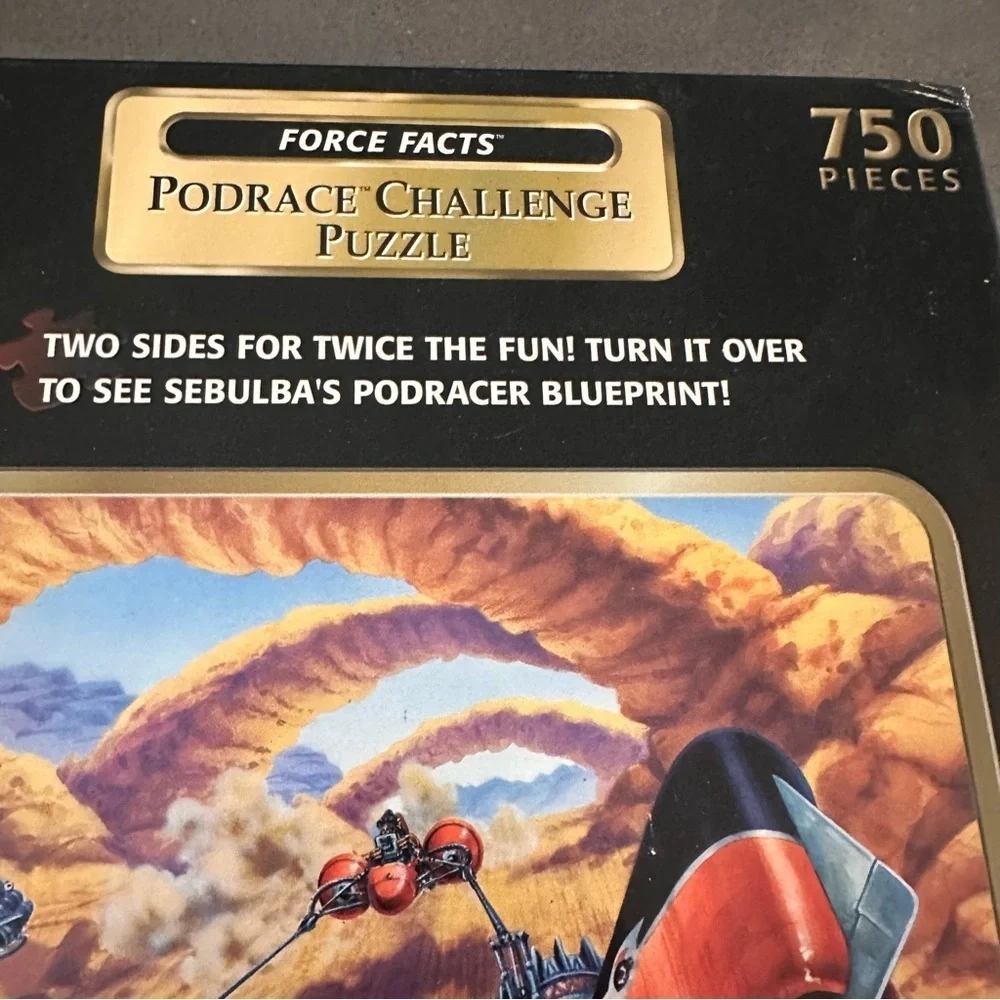 Star Wars Episode I Podrace Challenge Puzzle – 750 Pieces – NEW Sealed – Vintage